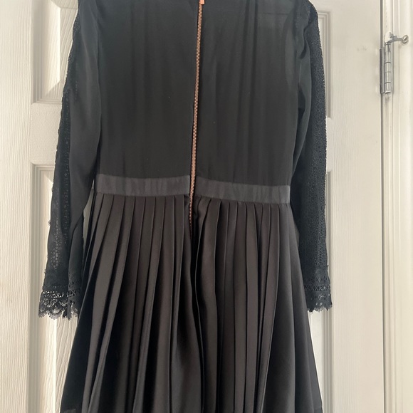 Ted Baker - Looez Lace Trim Pleated Midi Dress - Picture 6 of 6